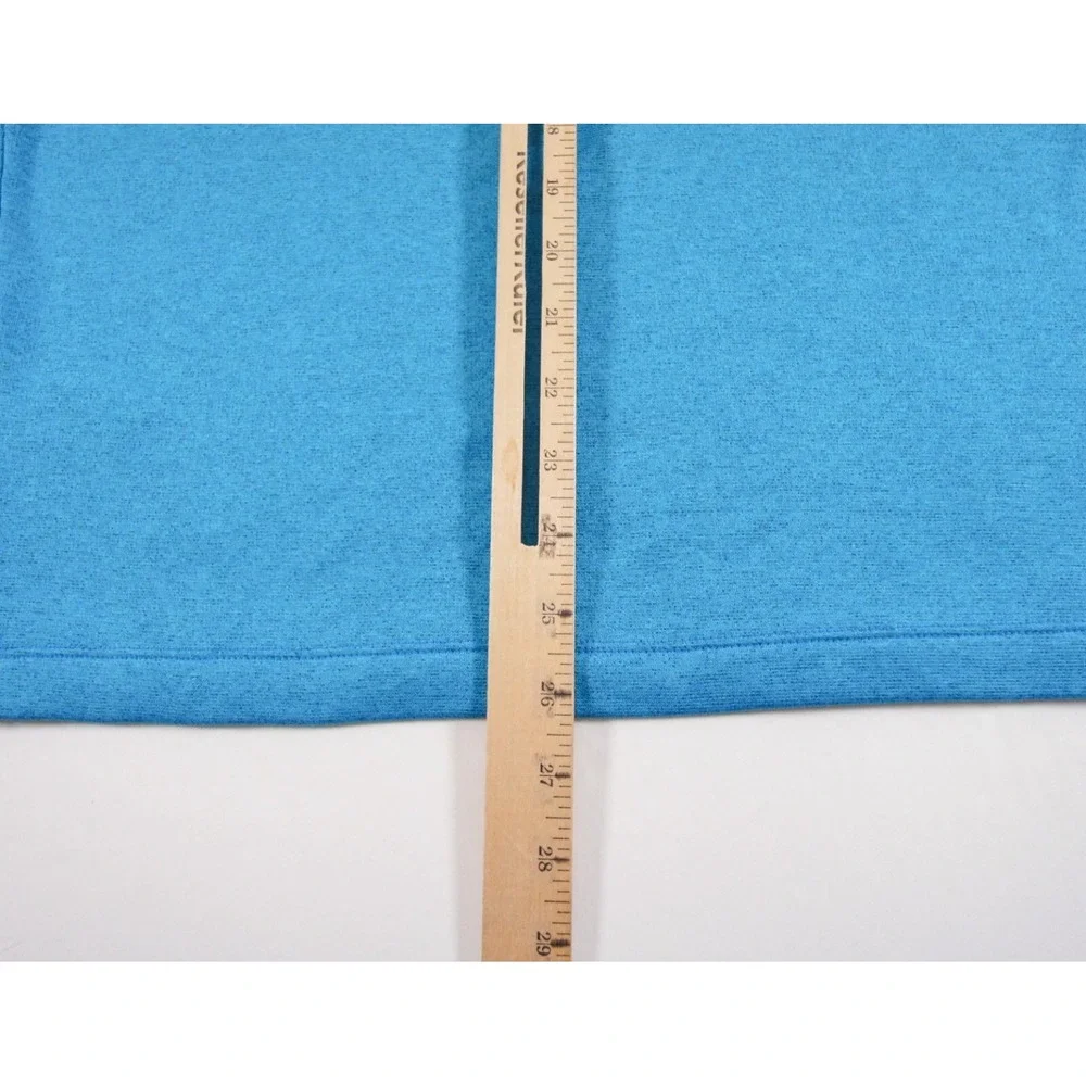 North Face Sweater Mens Large Blue Canyonlands Half Zip Pullover Outdoors Hike